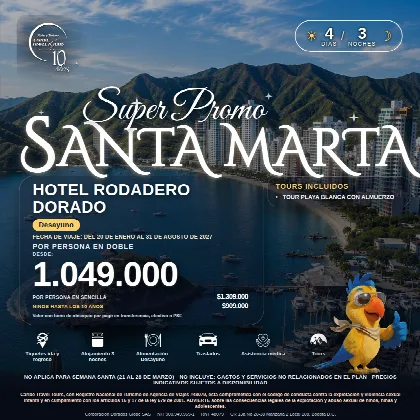 Afiche del plan SANTA MARTA