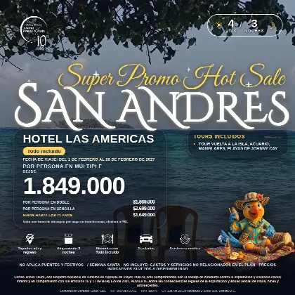 Afiche del plan SAN ANDRES