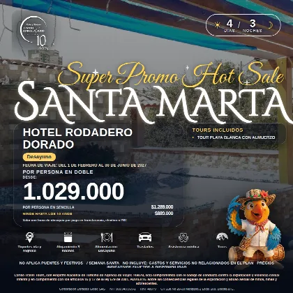 Afiche del plan SANTA MARTA